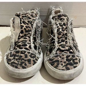 BLOWFISH MALIBU KIDS Size 10.5 Cheetah Slip On Casual sneakers Shoes